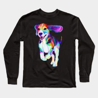 Colorful Beagle Long Sleeve T-Shirt